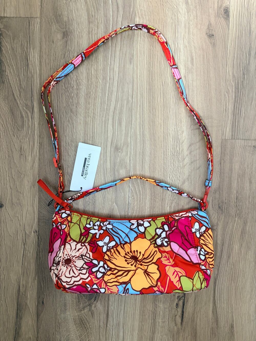 NWT Vera Bradley Mini Slouchy Crossbody Midday Garden Floral Bag Purse